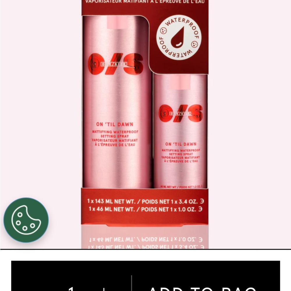 ONE/SIZE On 'Til Dawn Waterproof Setting Spray - Pink